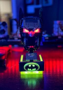 LED Illuminated Pedestal for Lego Helmets 3d model