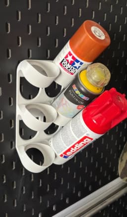 Spraycan Mini Can Holder IKEA Skadis 3d model