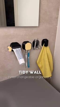 TIDY WALL | 9 INTERCHANGEABLE ORGANIZERS 3d model