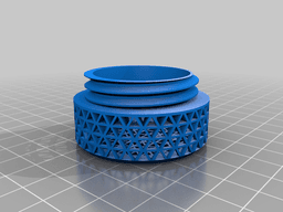 InSpool Dessicant Container for 2mm + beads. 3 Sizes 3d model