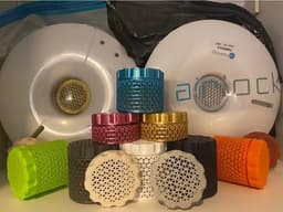 InSpool Dessicant Container for 2mm + beads. 3 Sizes 3d model