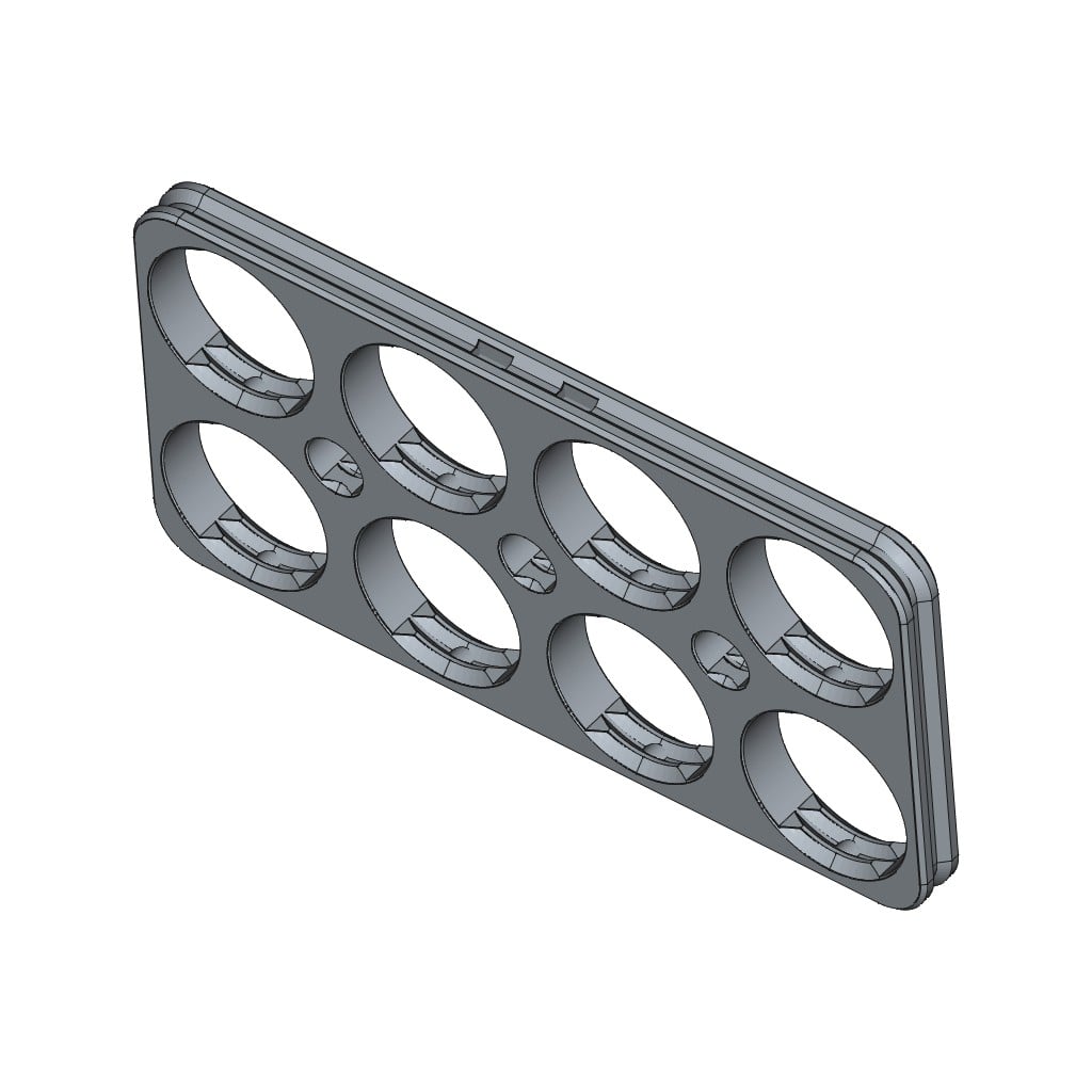 D-LOCK_PANEL.4X2-BLANK 3d model