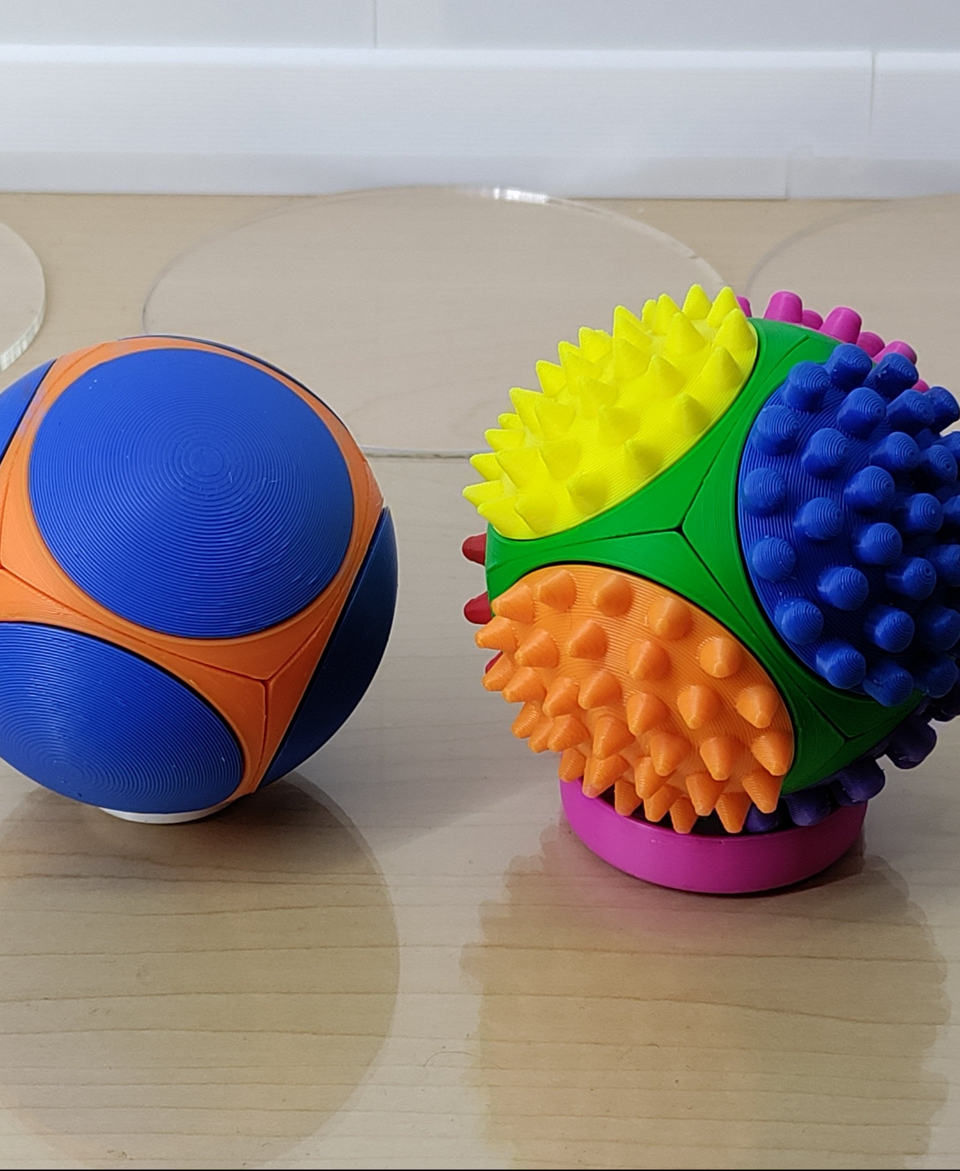 Fidget Ball spikes set 3d model