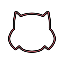 Owl Cookie Cutter STL File - 4 inches 3d model