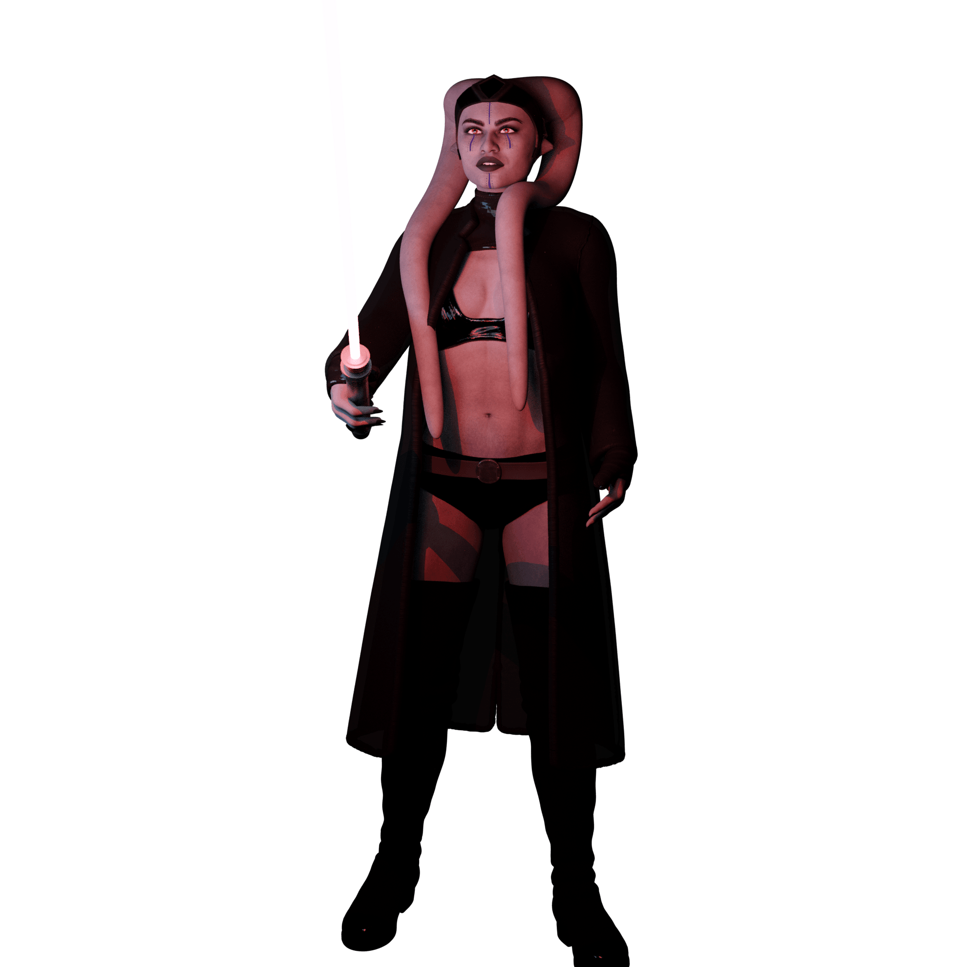 Dark Sider Female V2 3d model