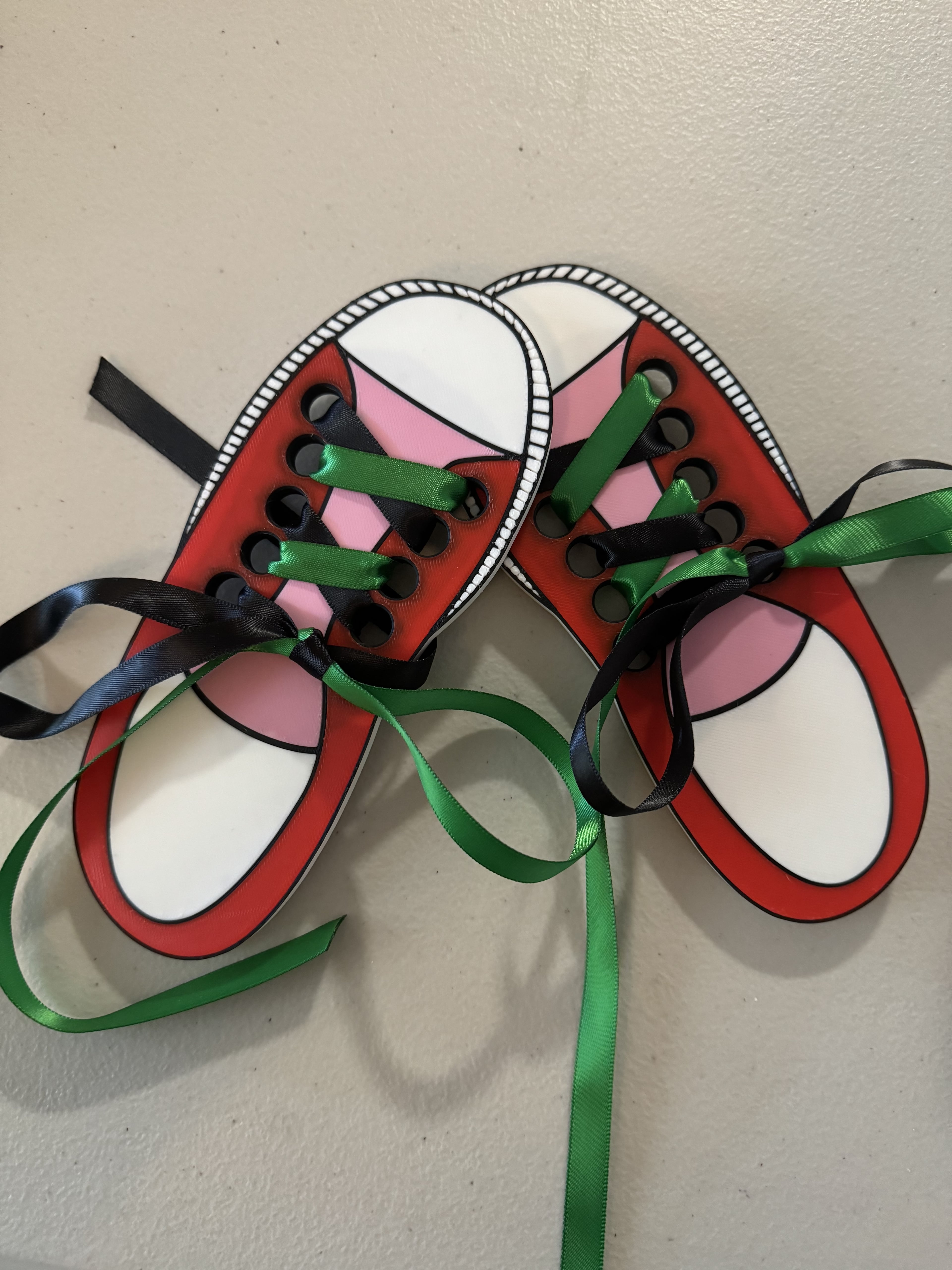 Shoe Lacing Boards 3d model