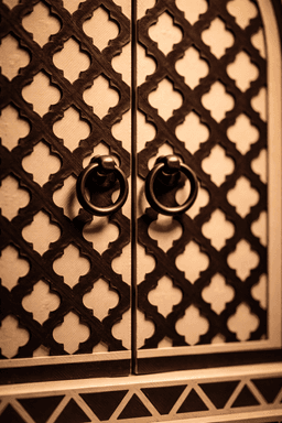 Morocco style door decor 3d model