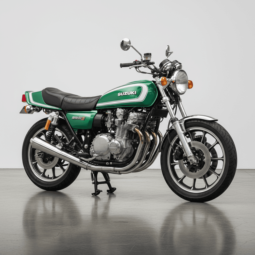 Suzuki GS1000 Classic Sport Motorcycle 3d model