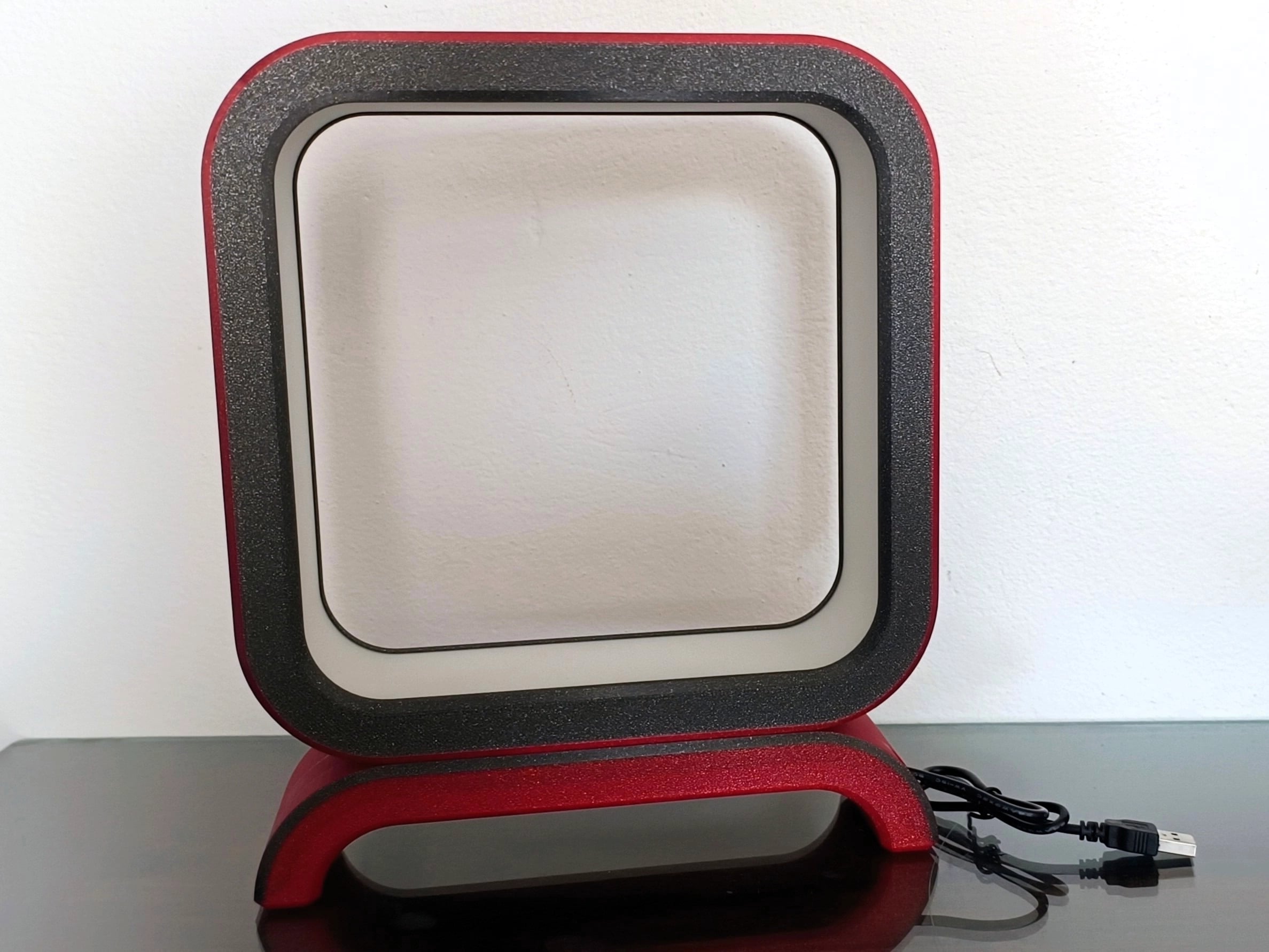 Square Lamp (LED strip) 3d model