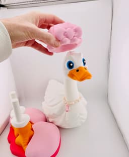 Slippers & Shower Cap Goose Gear for Porch Goose 3d model