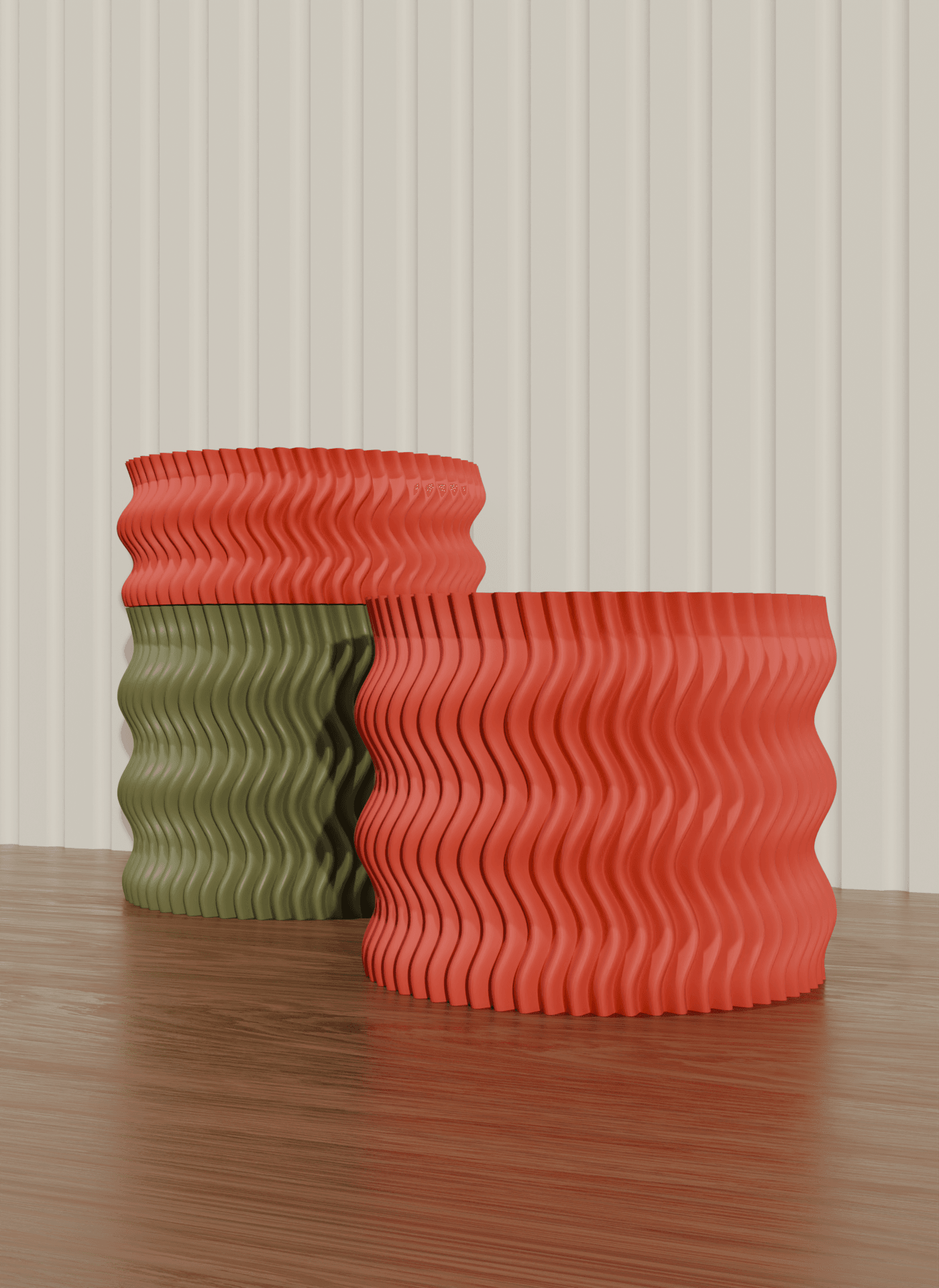 Ziggy modular stackable tray Z_2 3d model