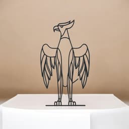 Griffin Line Art - Desktop Line Art 3d model