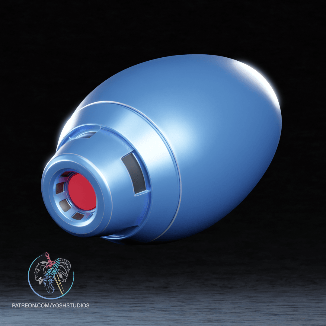 Mega Man Blaster 3D Printer STL File 3d model