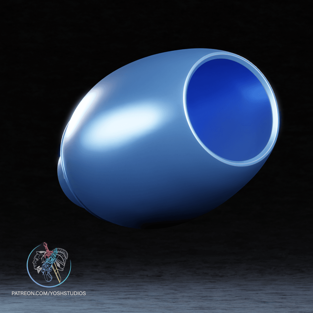 Mega Man Blaster 3D Printer STL File 3d model