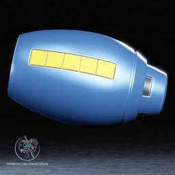 Mega Man Blaster 3D Printer STL File 3d model