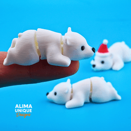 Bonus Design - Tiny Polar Bear 3d model
