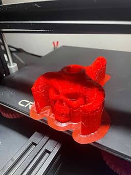 Voxel Demon Skull Pipe 3d model