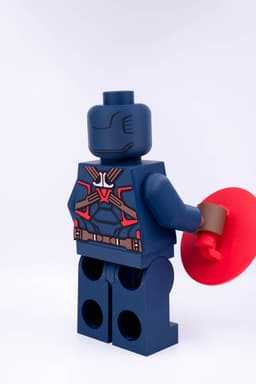 Captain America Modular Figure 3d model