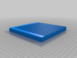 LED RGB Matrix WS2812B ESP32 WLED 32x32 round square grid screen IKEA picture frame diffusor sound active 3d model