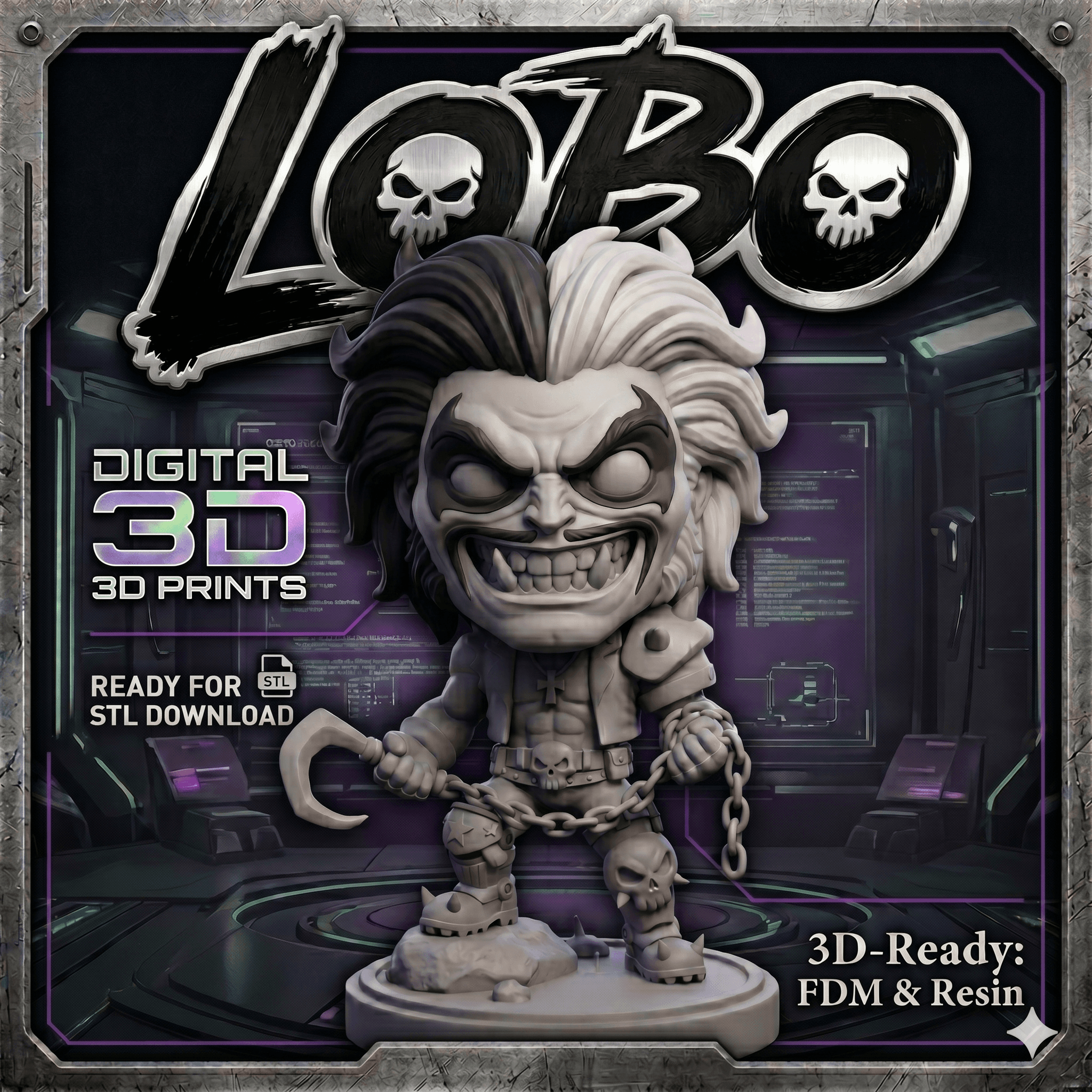 Stylized Lobo 3d model