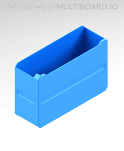 3x2x1 LU - MultiBin Simple Drawer 3d model
