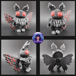 Chibi Cryptids - Mothman 3d model