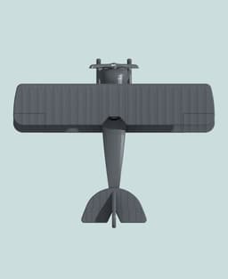 1:144 Sopwith Tabloid 3d model