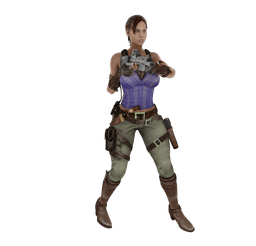 Sheva Post Apocalypse Female Warrior v2.0 3d model