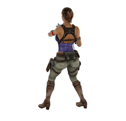 Sheva Post Apocalypse Female Warrior v2.0 3d model