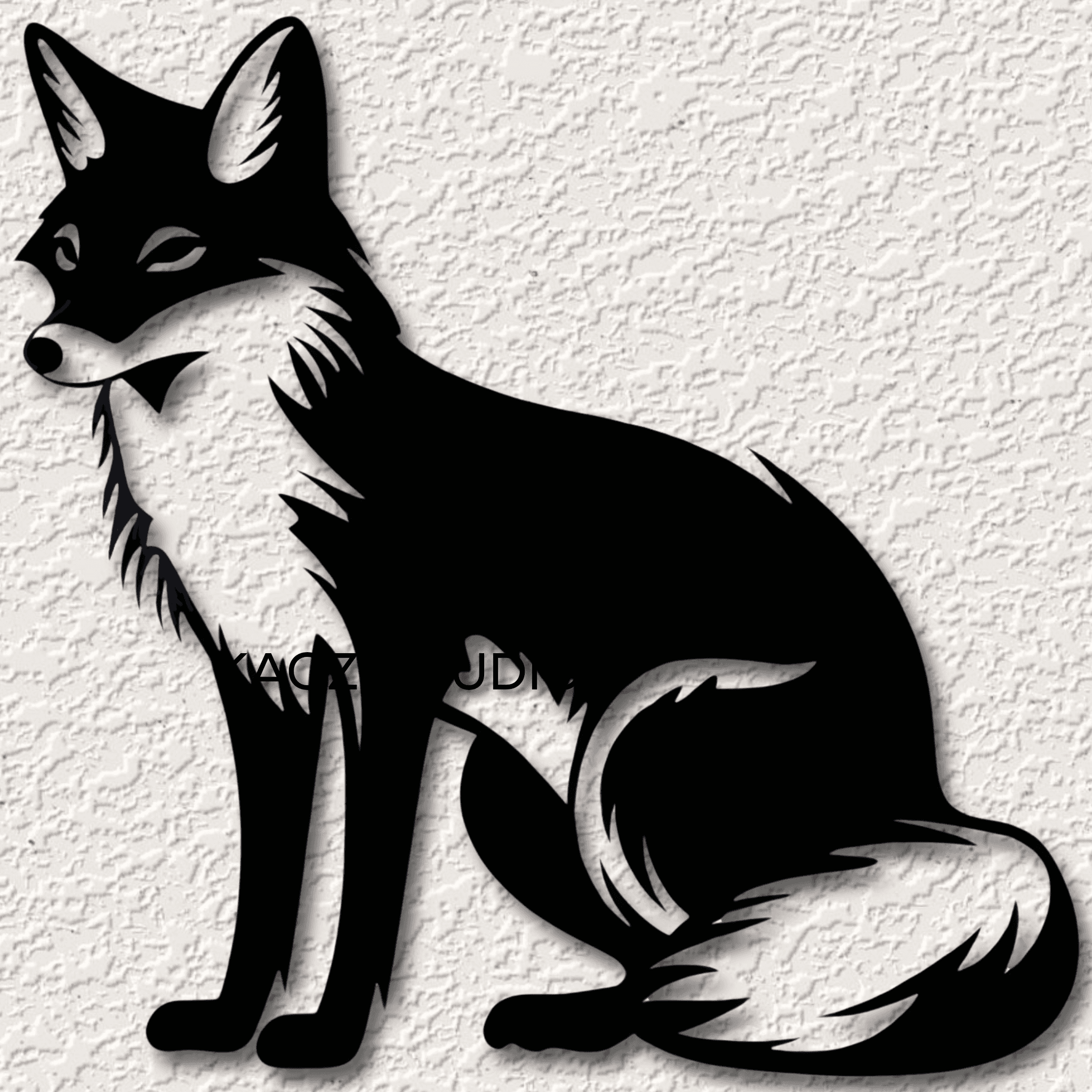 fox wall decor wildlife wall art woodland animal decoration desert fox 3d model