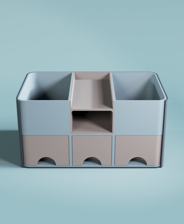 Desk Organizer Middle Child 3d model