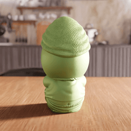 Grumpy Streetwear Character Figurine 3d model
