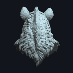 Talon v2 Action Figure Head 3d model
