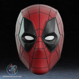 Spider-Pool Helmet 3D Printer STL File 3d model