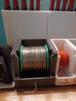 Unifytech - Gridfinity Solder Reel Holder 3d model