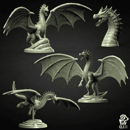 Green Dragons 3d model