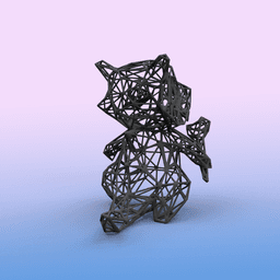 #104 Cubone Pokemon Wiremon Figure 3d model