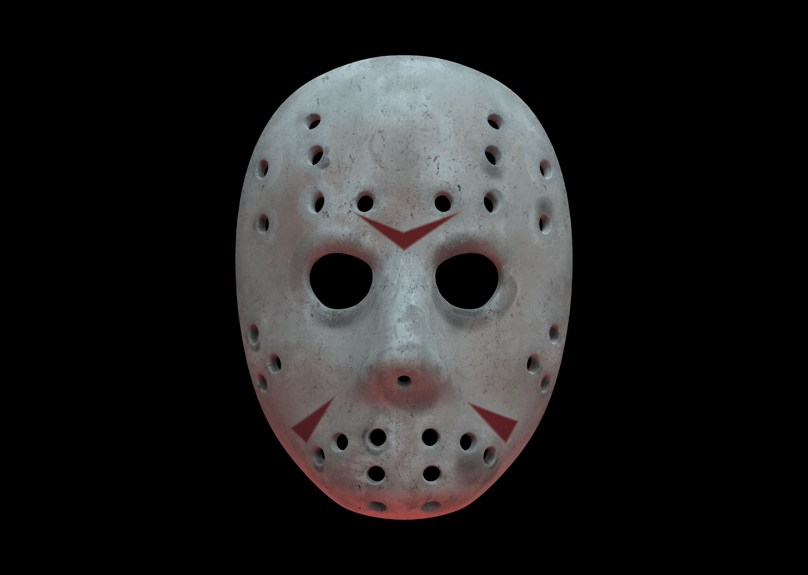 Jason Voorhees Mask 3d model