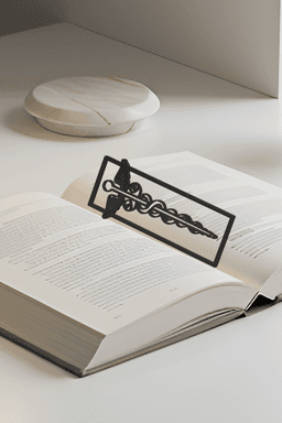 Bookmark, Gift Idea 3d model
