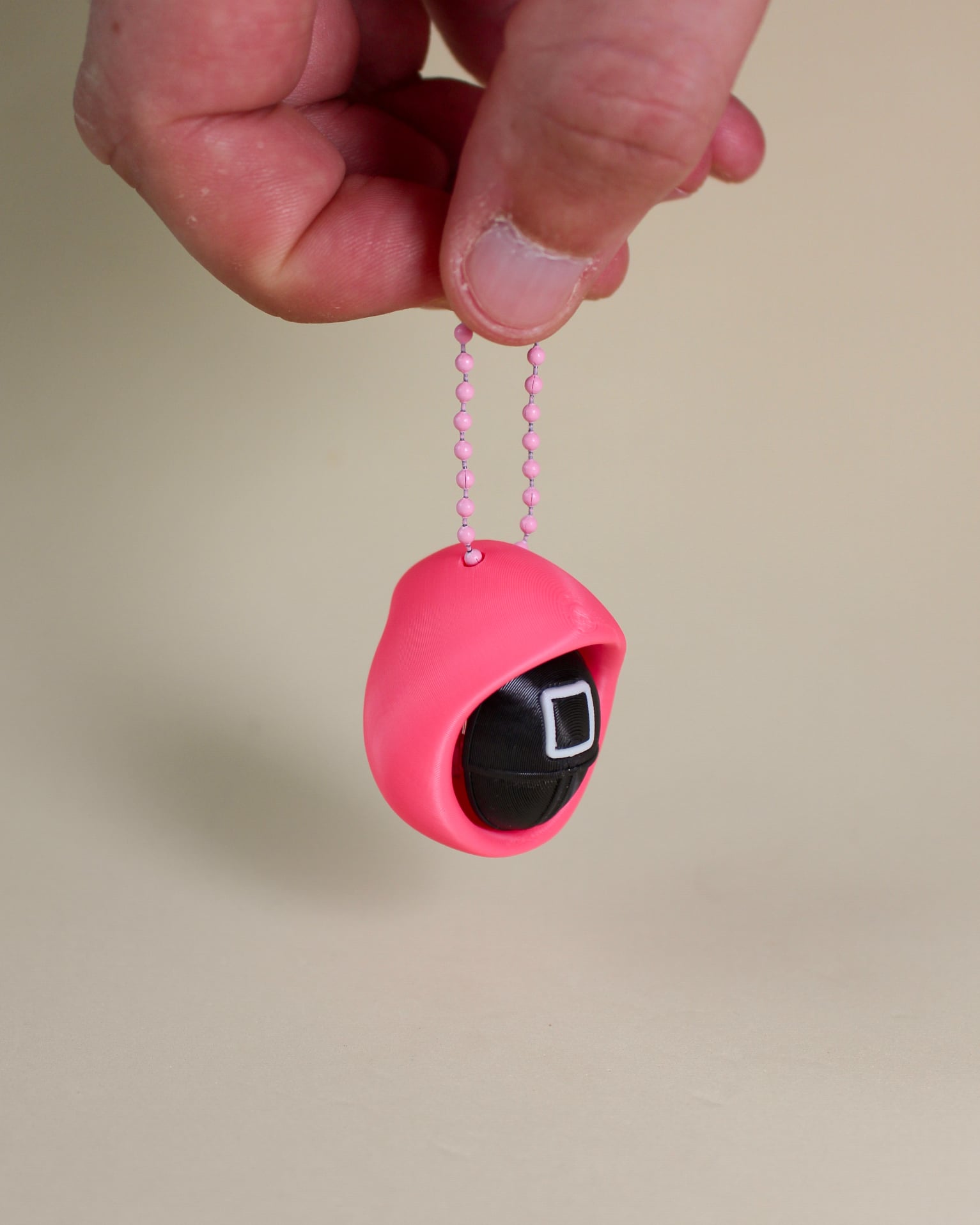Squid Game Guards Fidget Clicker Keychain 3d model