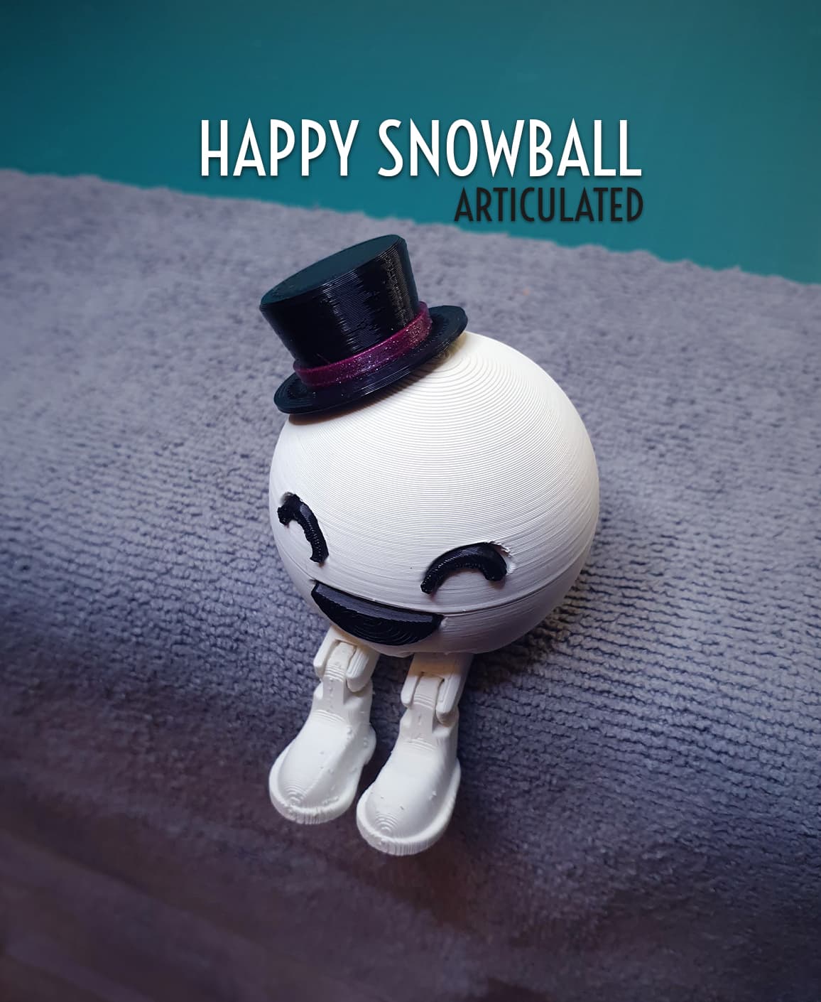 Happy Snowball 3d model