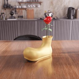 Cartoon Boot Planter / Pot / Vase 3d model