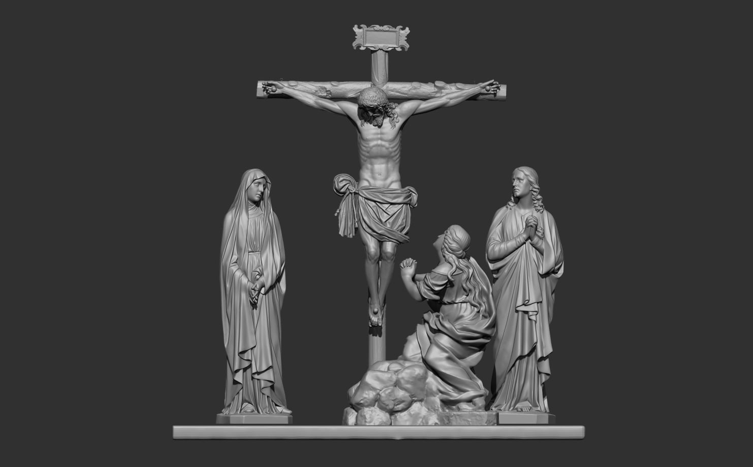 Our Lady Maria 3D Scanning STL Printable 3d model