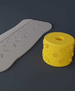 Beach Texture Rollers 3d model