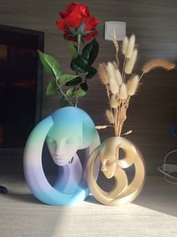 Modern Woman Vase 3d model