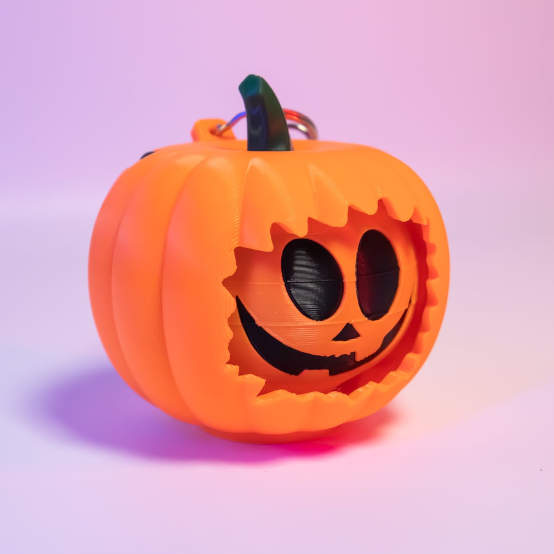 Face Changing Pumpkin - Keychain 3d model