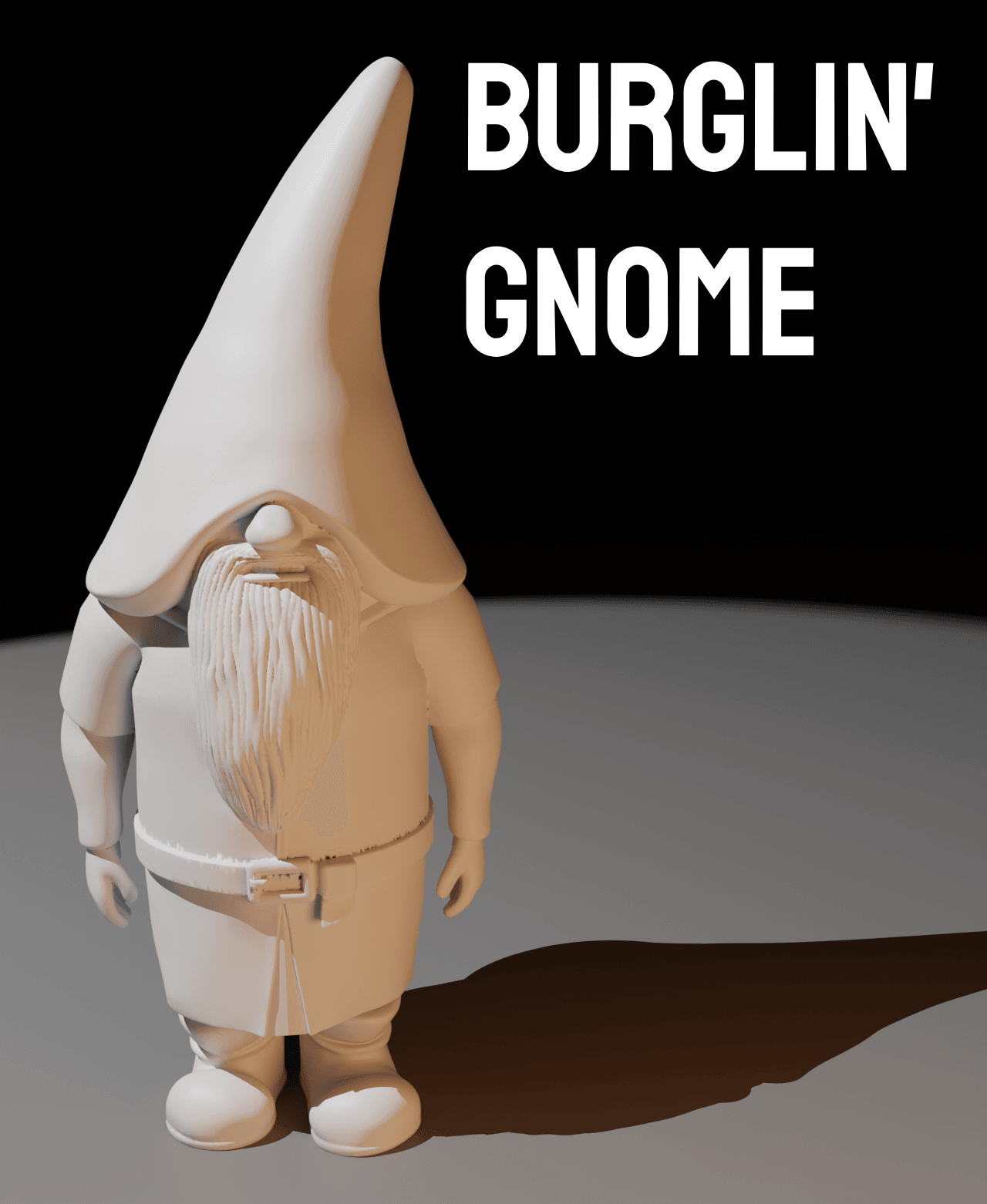 Burglin' Gnome 3d model