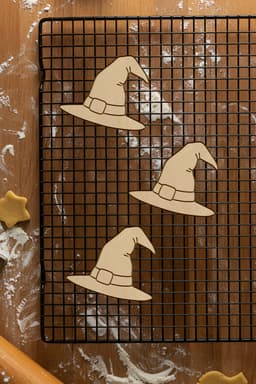 Witch Hat Cookie Cutter, Biscuit Cutter 3d model