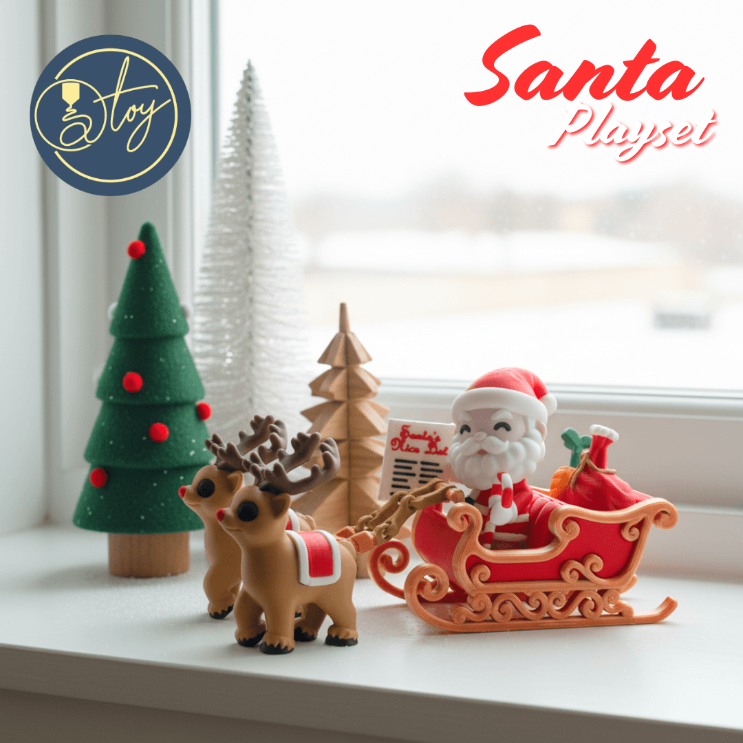 Santa Playset 3d model