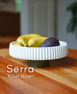 Serra Fruit Bowl 3d model